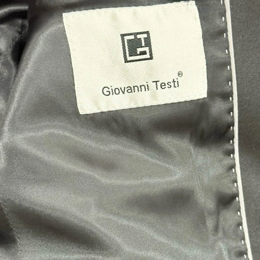 Giovanni Testi Black Sparkle Suite Jacket (Men's Size 38R)